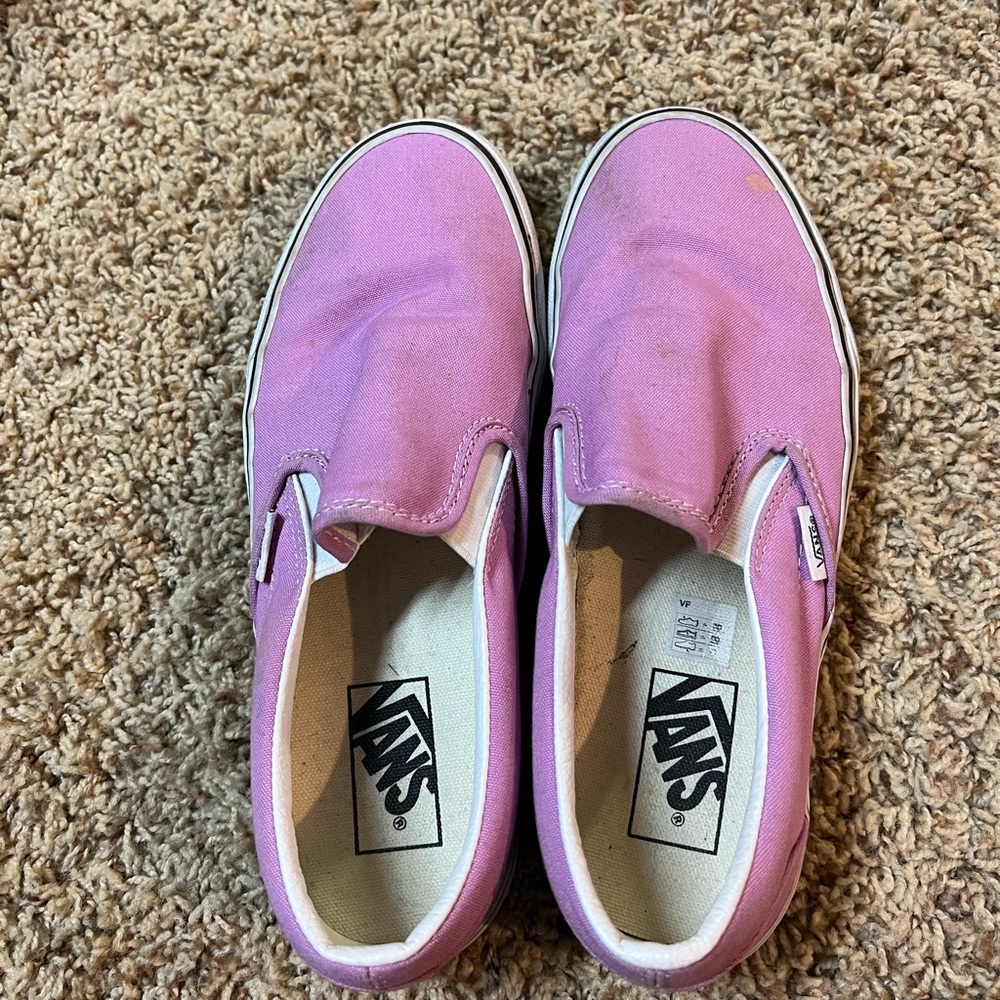 Purple vans women size 8.5